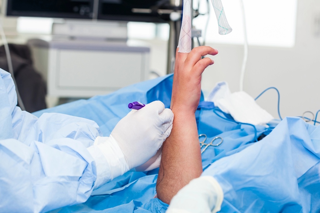 Wrist Arthroscopy patinet
